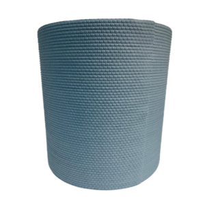 Heavy Embossed Hydroentangled Spunlace Roll (Blue) 9"x13" 475 Sheets