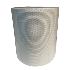 Heavy Embossed Hydroentangled Spunlace Roll (White) 12"x13" 475 Sheets